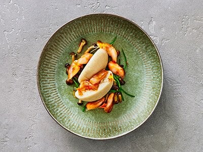 Hering im Bao Bun mit Sweet Chili Sauce